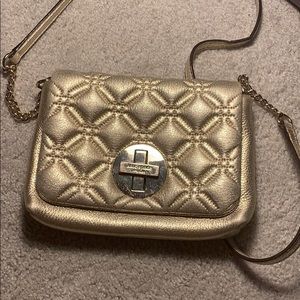 Kate spade gold crossbody